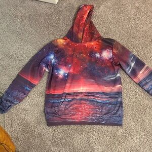 Galaxy Print Hoodie